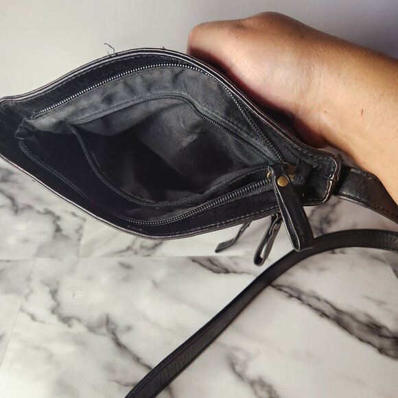 ALDO WOMENS BLACK SQUARE CROSS BODY PURSE - Picture 11 of 16